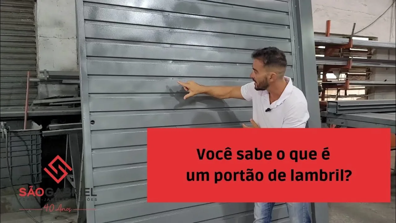 Conheça mais sobre a produção do portão de lambril da São Gabriel