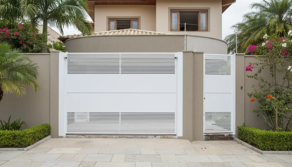 Aço Tubular vs. Chapa: Qual Portão Escolher